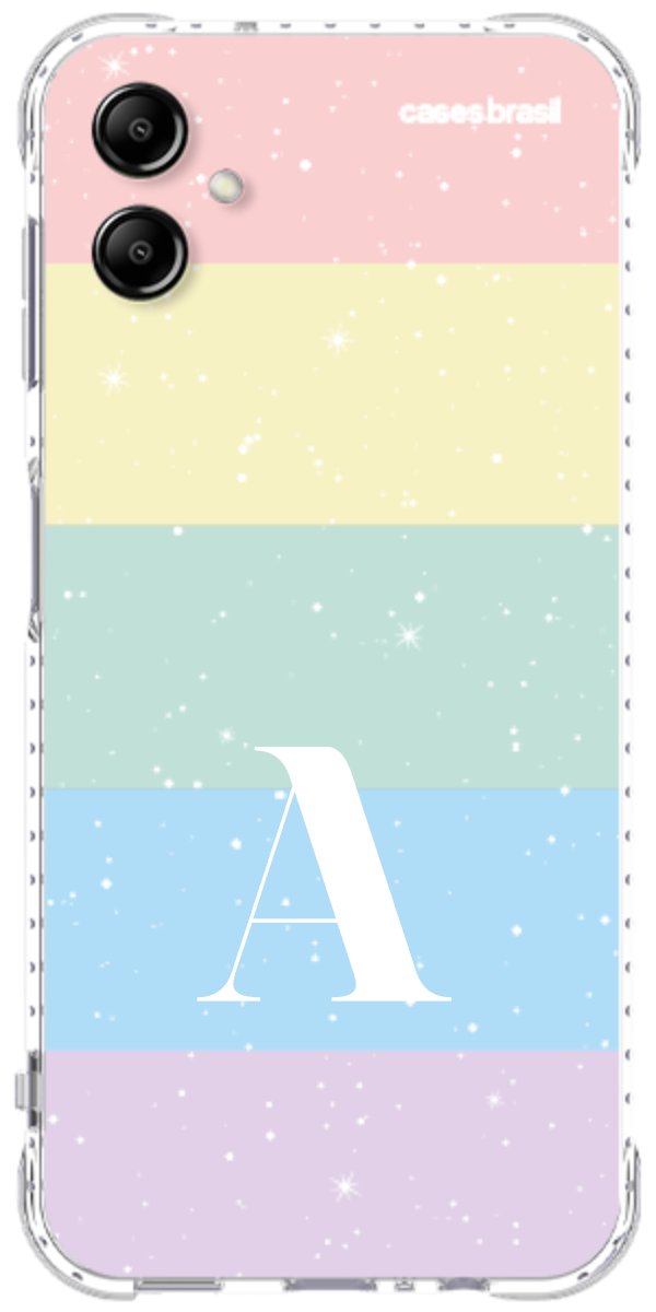 Capinha para Celular Arco-íris Estrelado