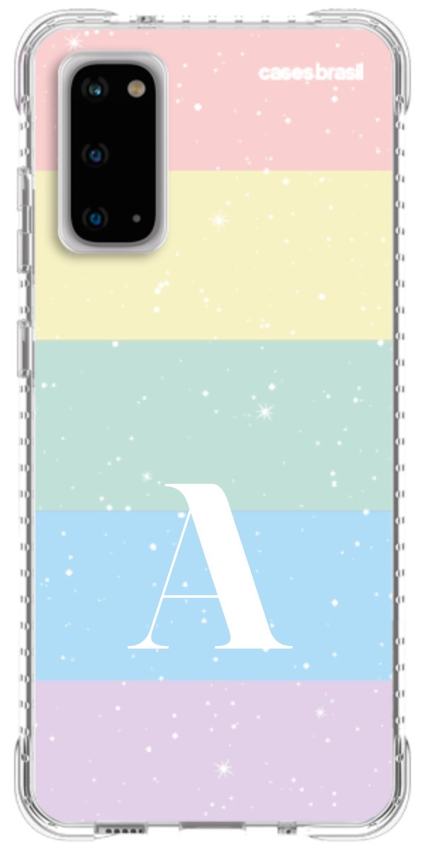 Capinha para Celular Arco-íris Estrelado