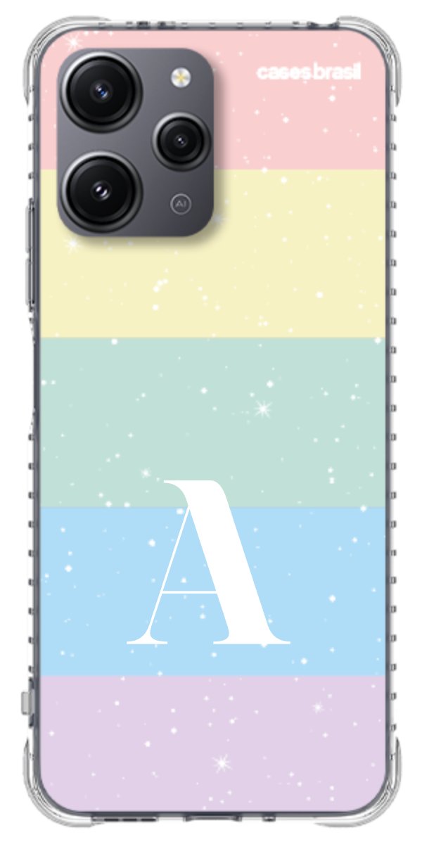 Capinha para Celular Arco-íris Estrelado
