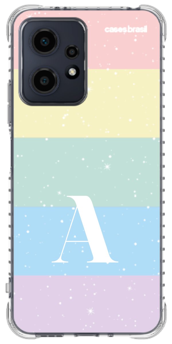 Capinha para Celular Arco-íris Estrelado