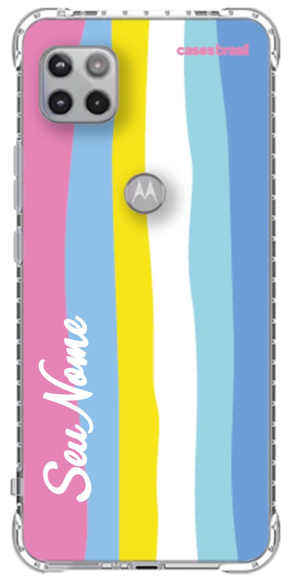 Capinha para Celular Arco-íris Vertical Colorido