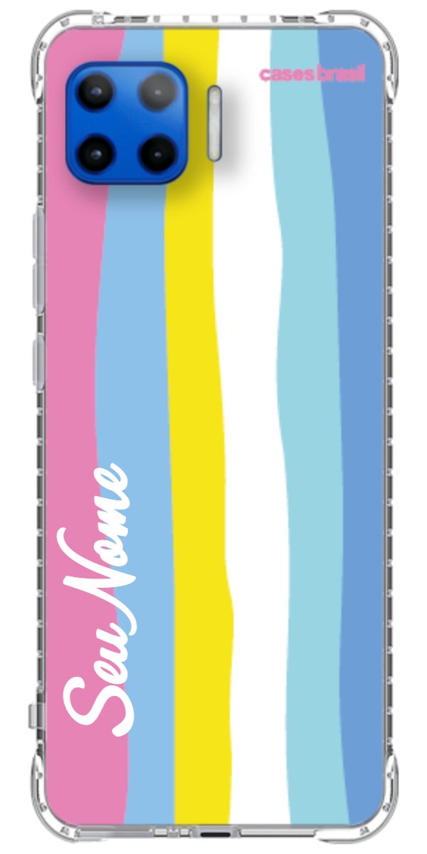 Capinha para Celular Arco-íris Vertical Colorido