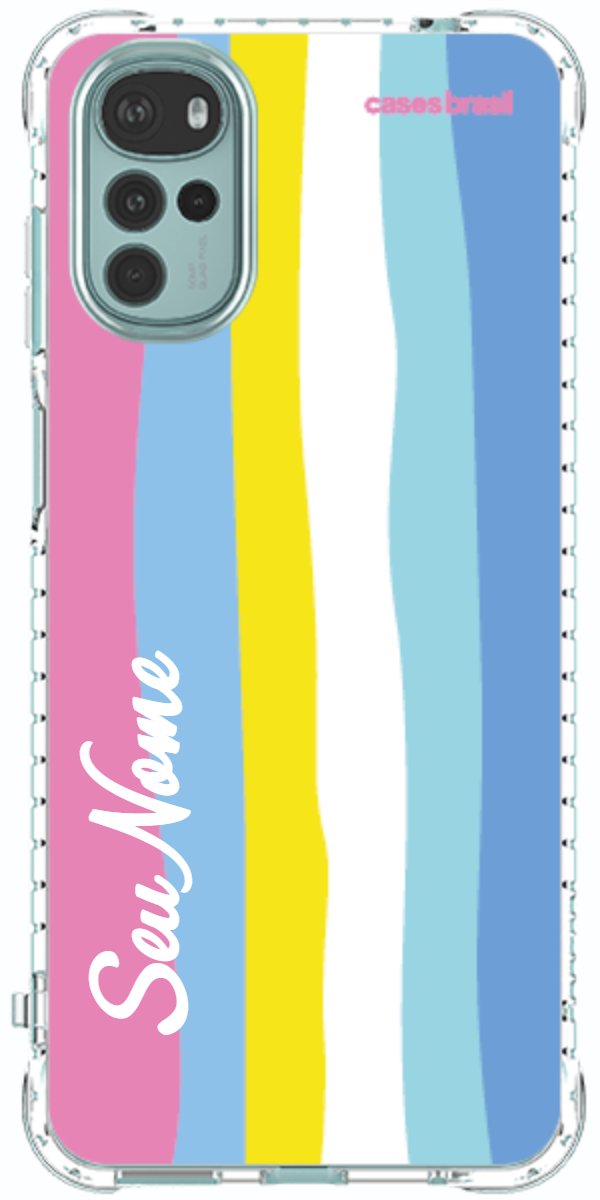 Capinha para Celular Arco-íris Vertical Colorido