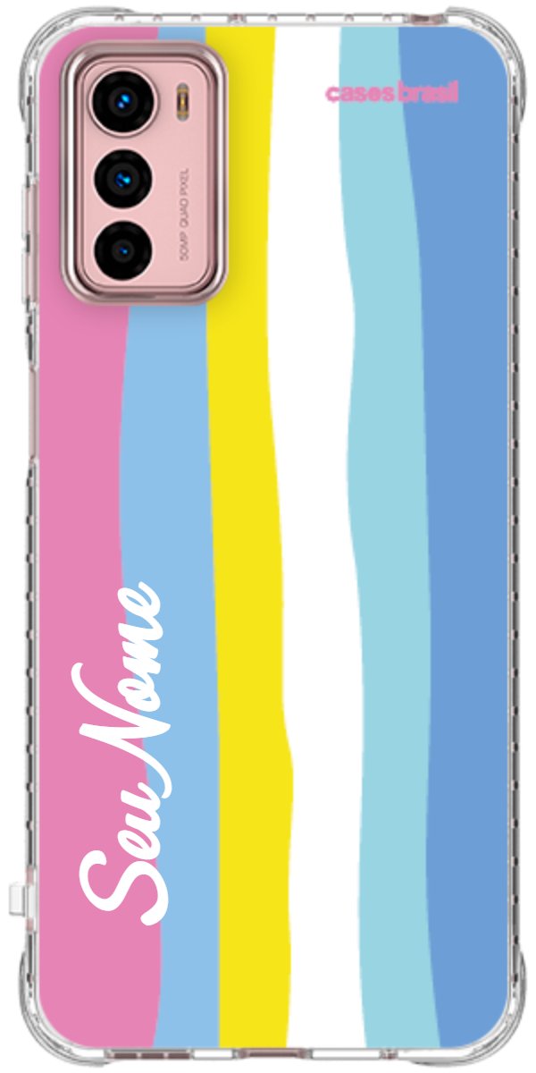 Capinha para Celular Arco-íris Vertical Colorido