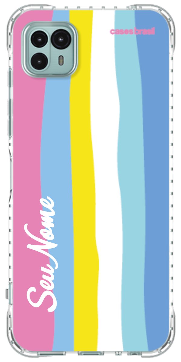 Capinha para Celular Arco-íris Vertical Colorido
