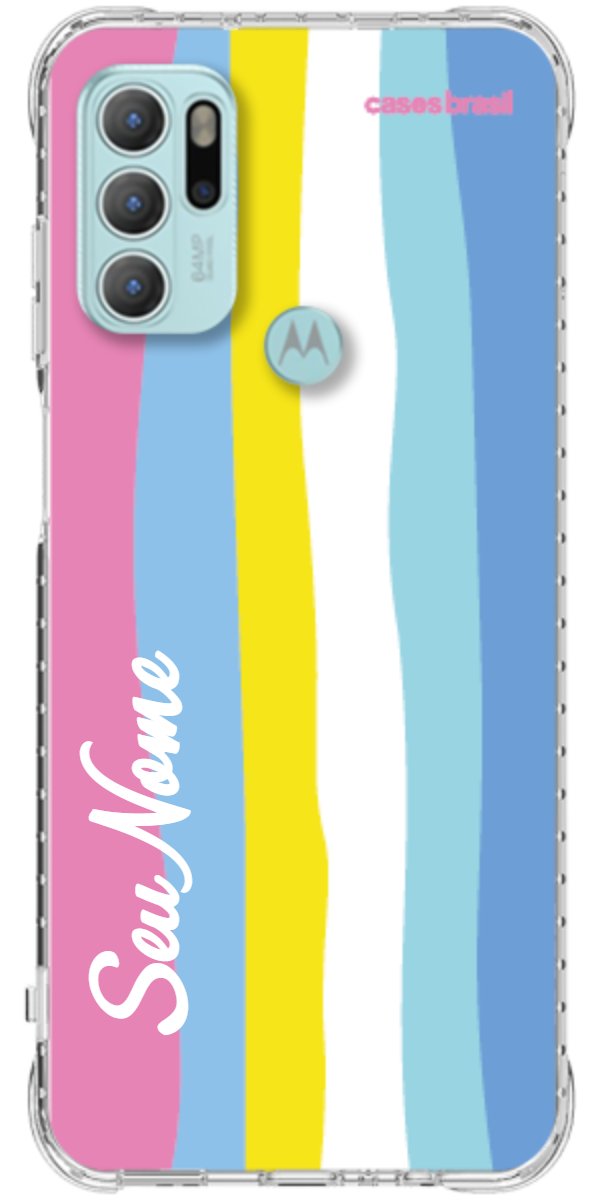 Capinha para Celular Arco-íris Vertical Colorido