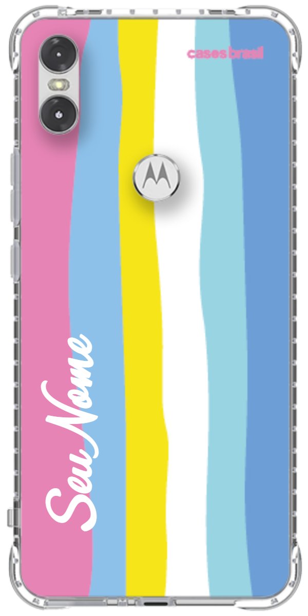 Capinha para Celular Arco-íris Vertical Colorido