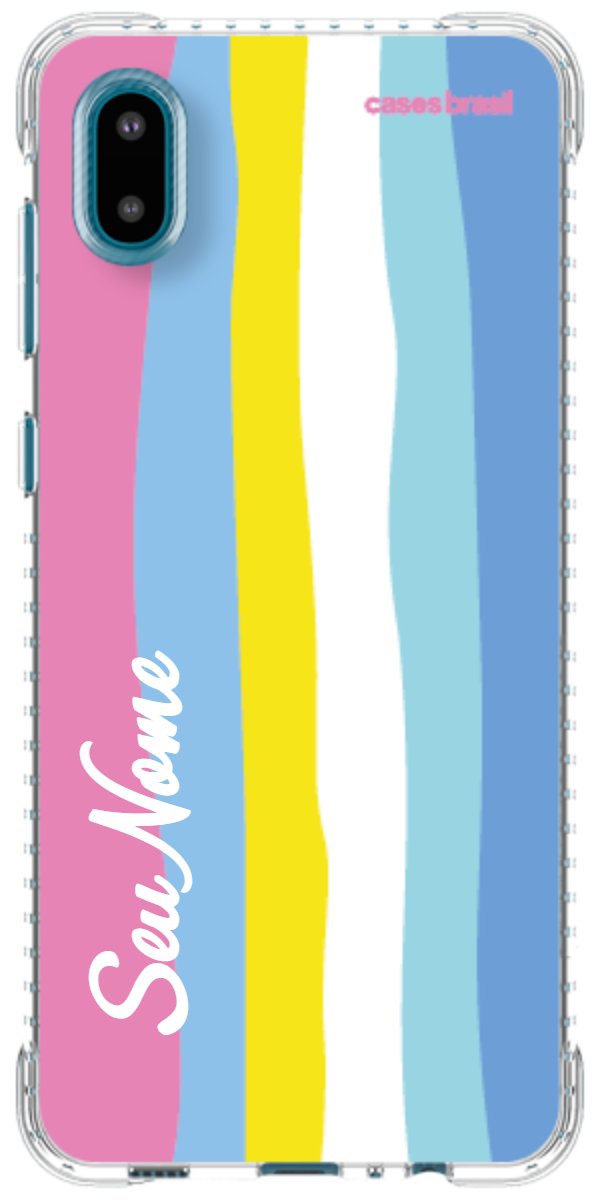 Capinha para Celular Arco-íris Vertical Colorido