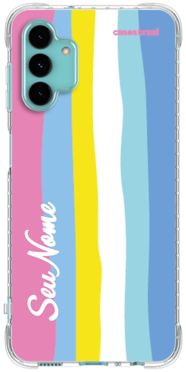 Capinha para Celular Arco-íris Vertical Colorido