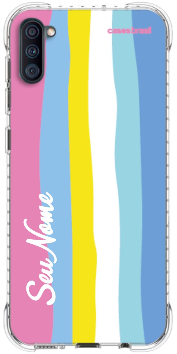 Capinha para Celular Arco-íris Vertical Colorido