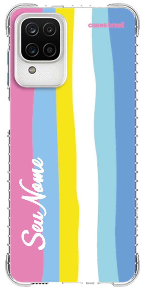 Capinha para Celular Arco-íris Vertical Colorido