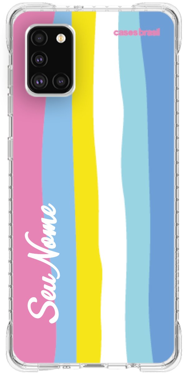 Capinha para Celular Arco-íris Vertical Colorido