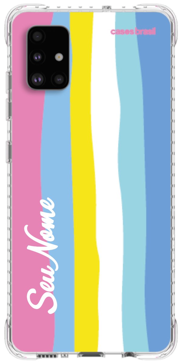 Capinha para Celular Arco-íris Vertical Colorido