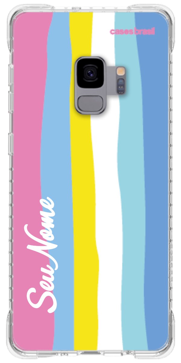 Capinha para Celular Arco-íris Vertical Colorido