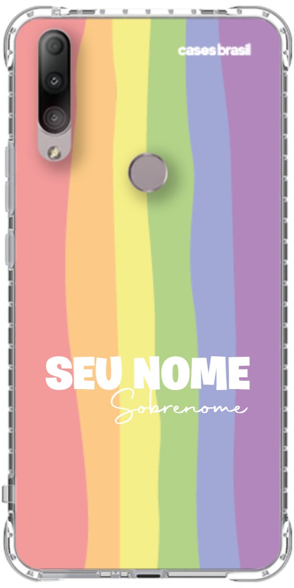 Capinha para Celular Arco-íris Vertical Sobrenome