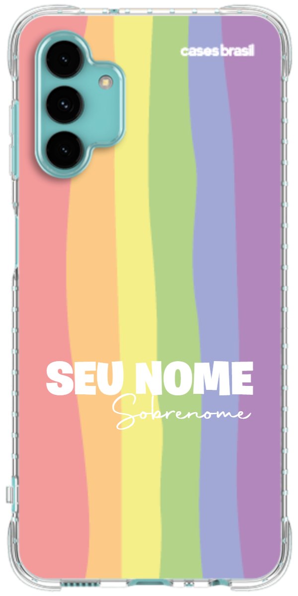 Capinha para Celular Arco-íris Vertical Sobrenome