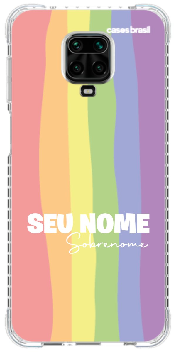 Capinha para Celular Arco-íris Vertical Sobrenome