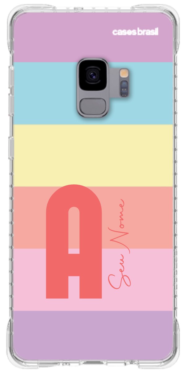 Capinha para Celular Arco-íris Cores Pastel