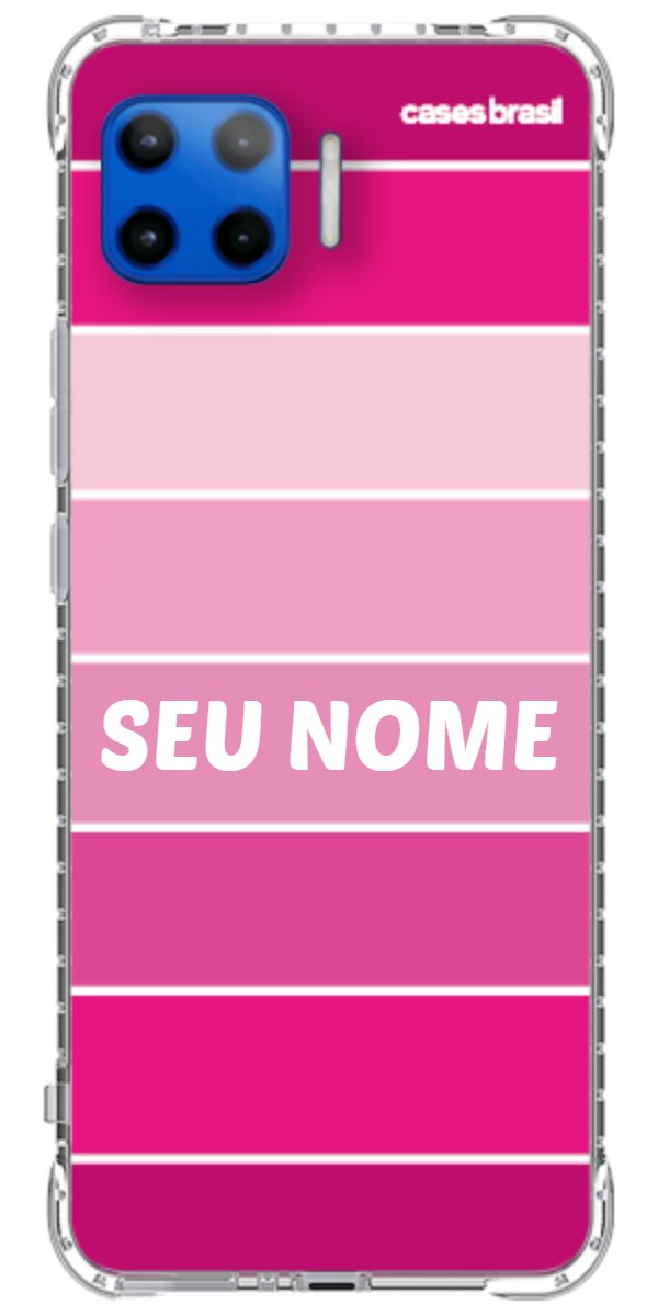 Capinha para Celular Faixas Tons de Rosas