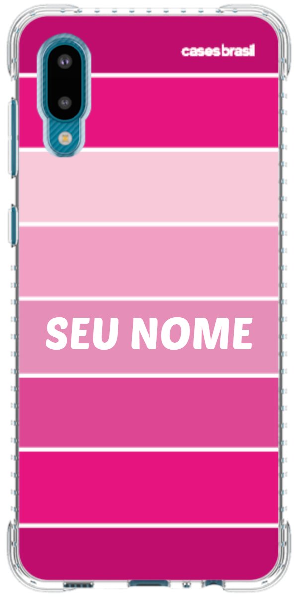 Capinha para Celular Faixas Tons de Rosas