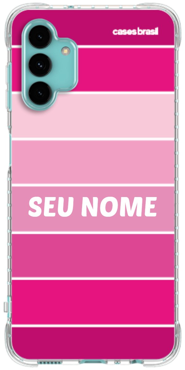 Capinha para Celular Faixas Tons de Rosas