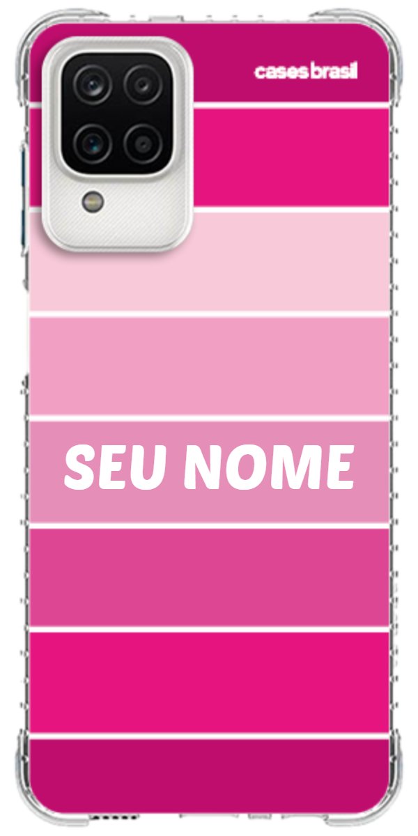 Capinha para Celular Faixas Tons de Rosas