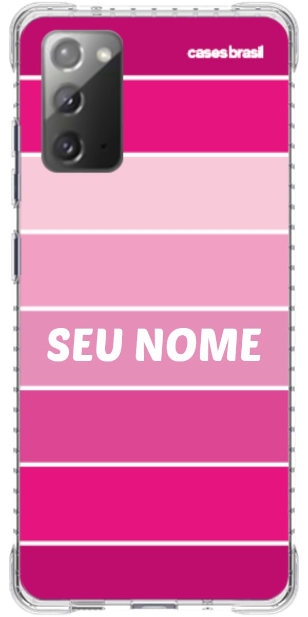 Capinha para Celular Faixas Tons de Rosas