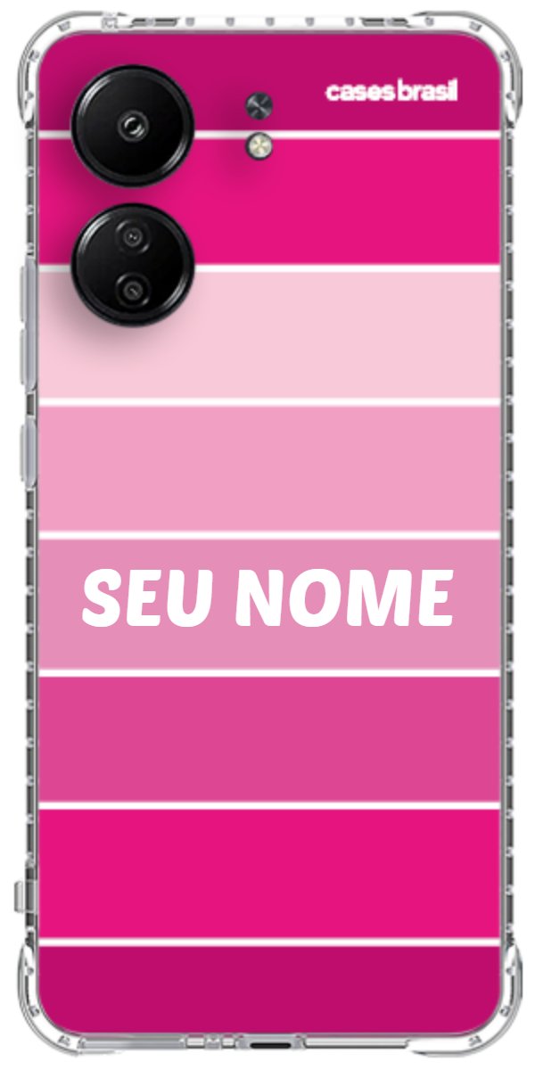 Capinha para Celular Faixas Tons de Rosas