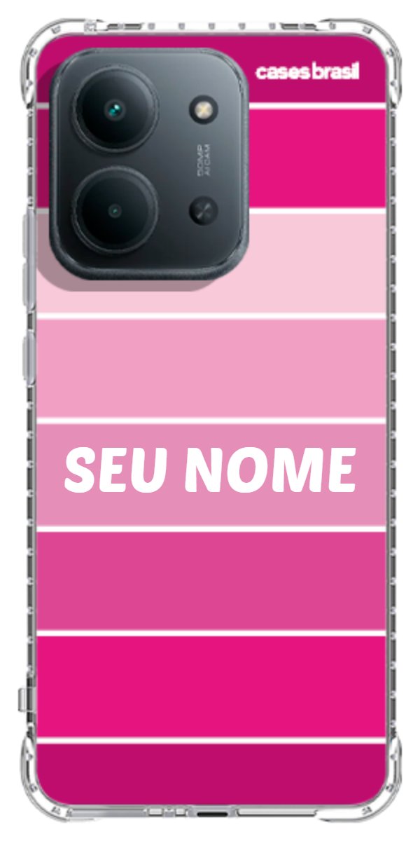Capinha para Celular Faixas Tons de Rosas