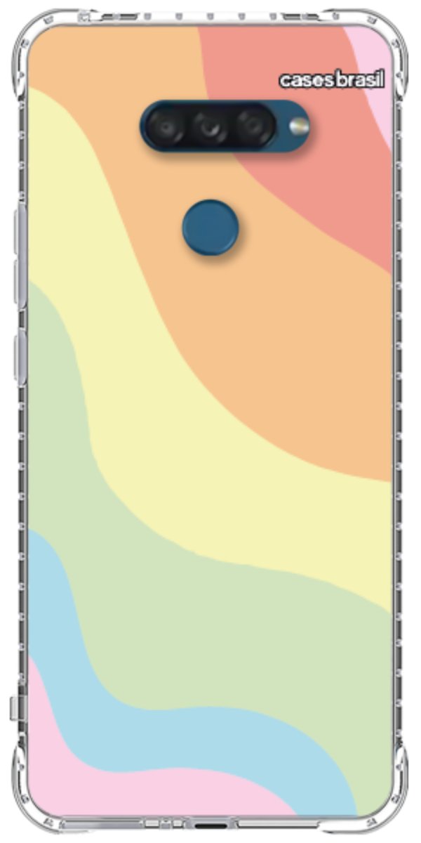Capinha para Celular Cores Pasteis Onduladas