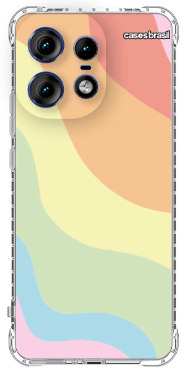 Capinha para Celular Cores Pasteis Onduladas