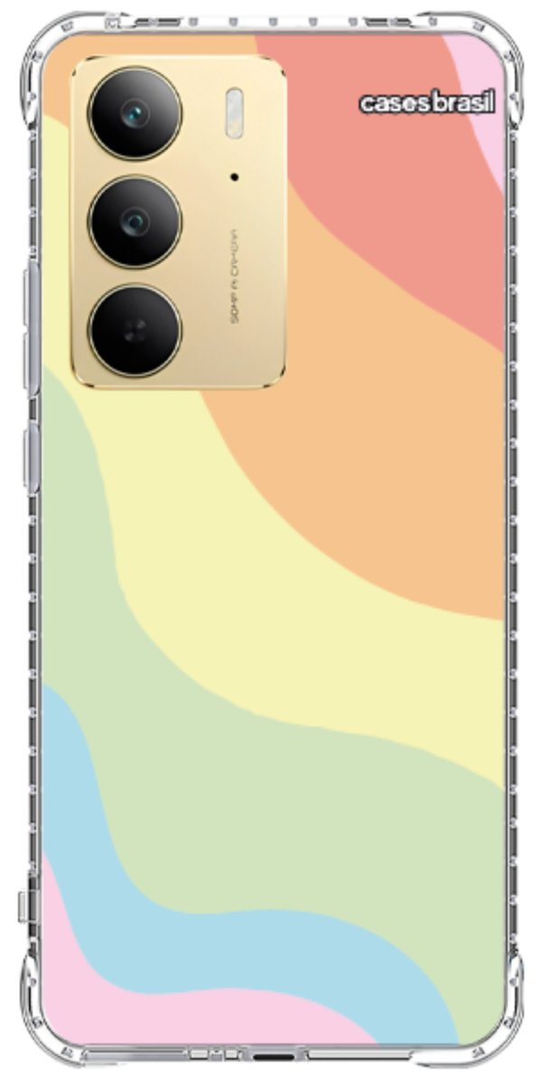 Capinha para Celular Cores Pasteis Onduladas
