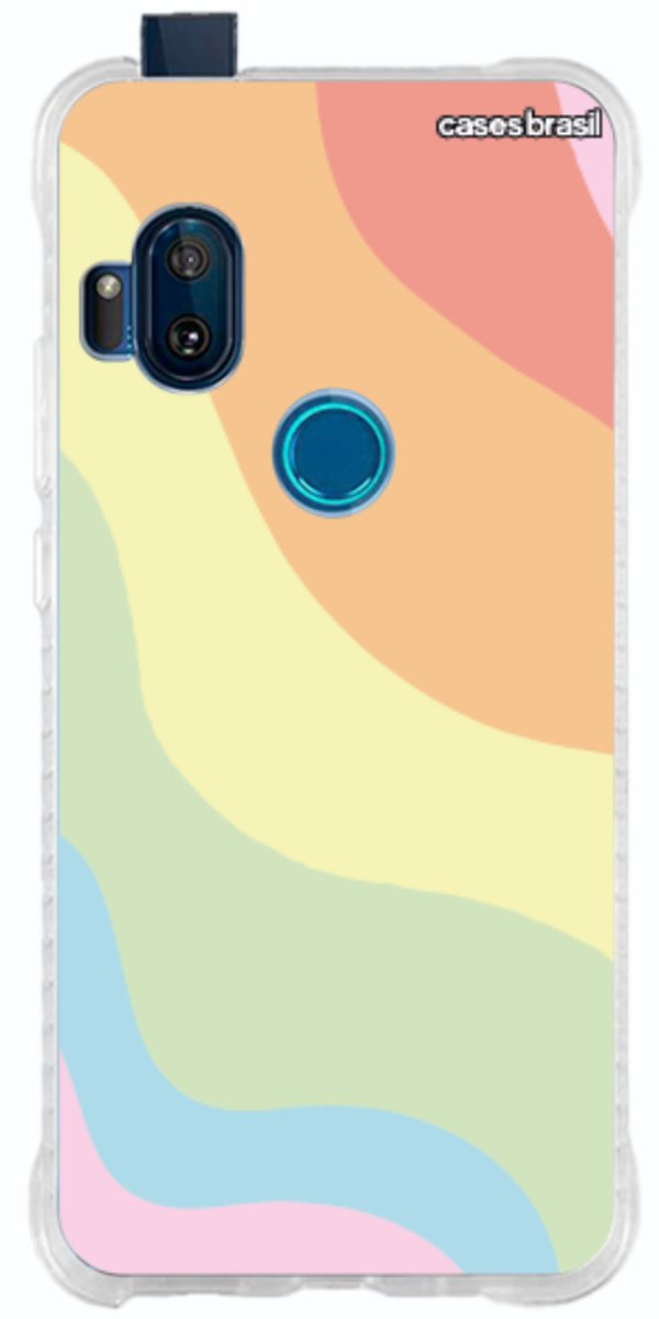 Capinha para Celular Cores Pasteis Onduladas