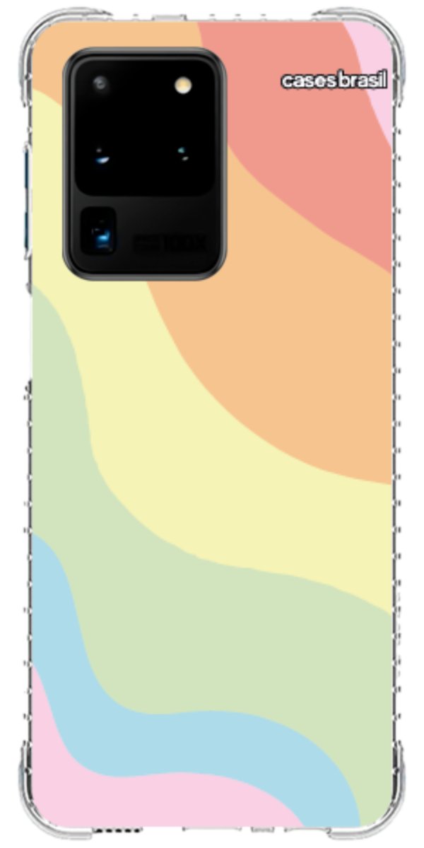 Capinha para Celular Cores Pasteis Onduladas