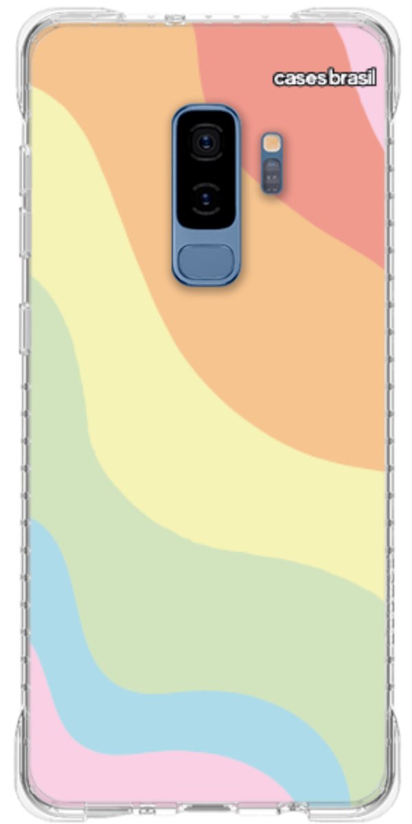Capinha para Celular Cores Pasteis Onduladas