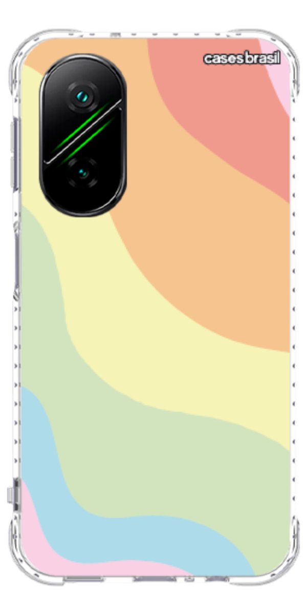 Capinha para Celular Cores Pasteis Onduladas