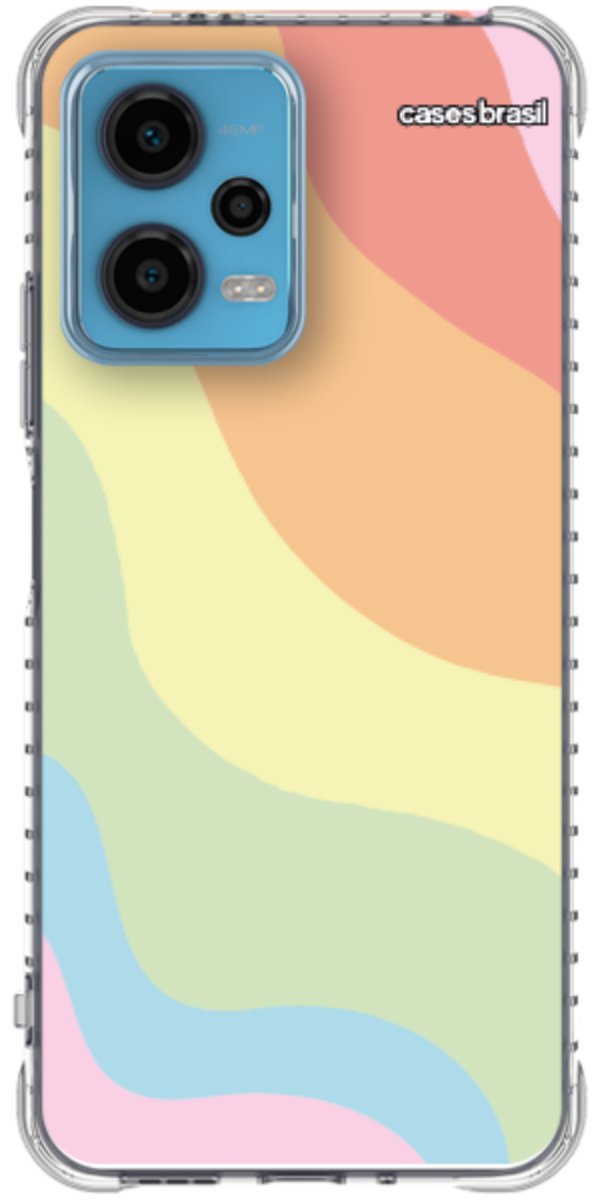 Capinha para Celular Cores Pasteis Onduladas