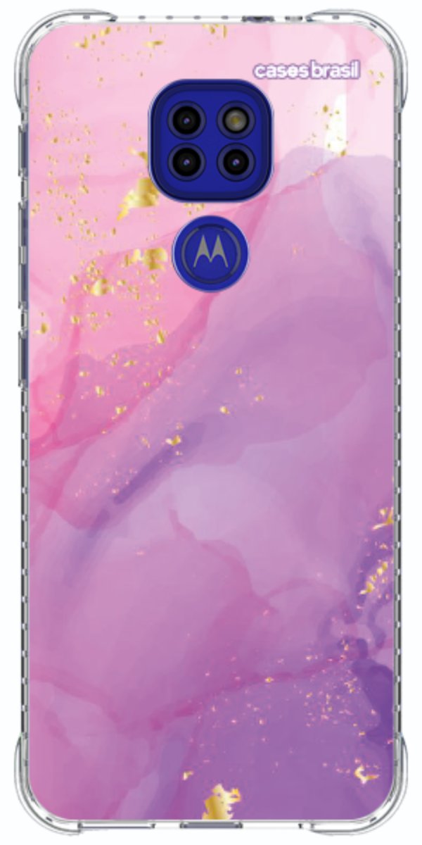 Capinha para Celular Textura Marmorizada Rosa