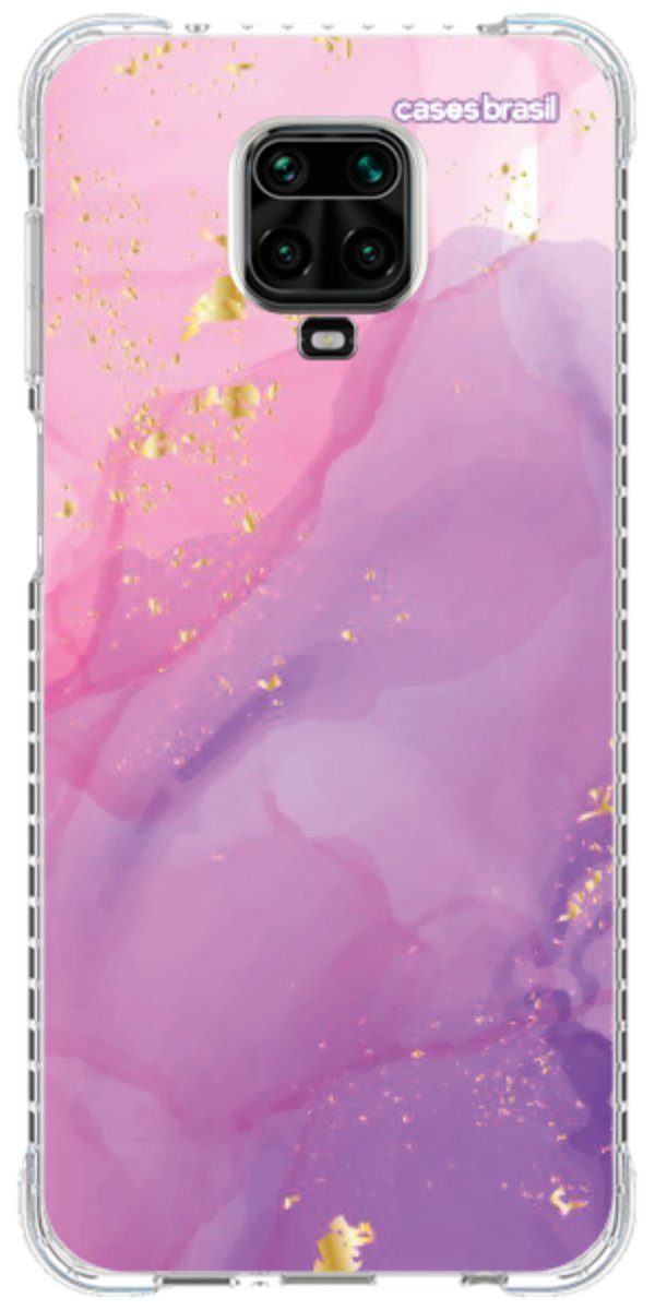 Capinha para Celular Textura Marmorizada Rosa