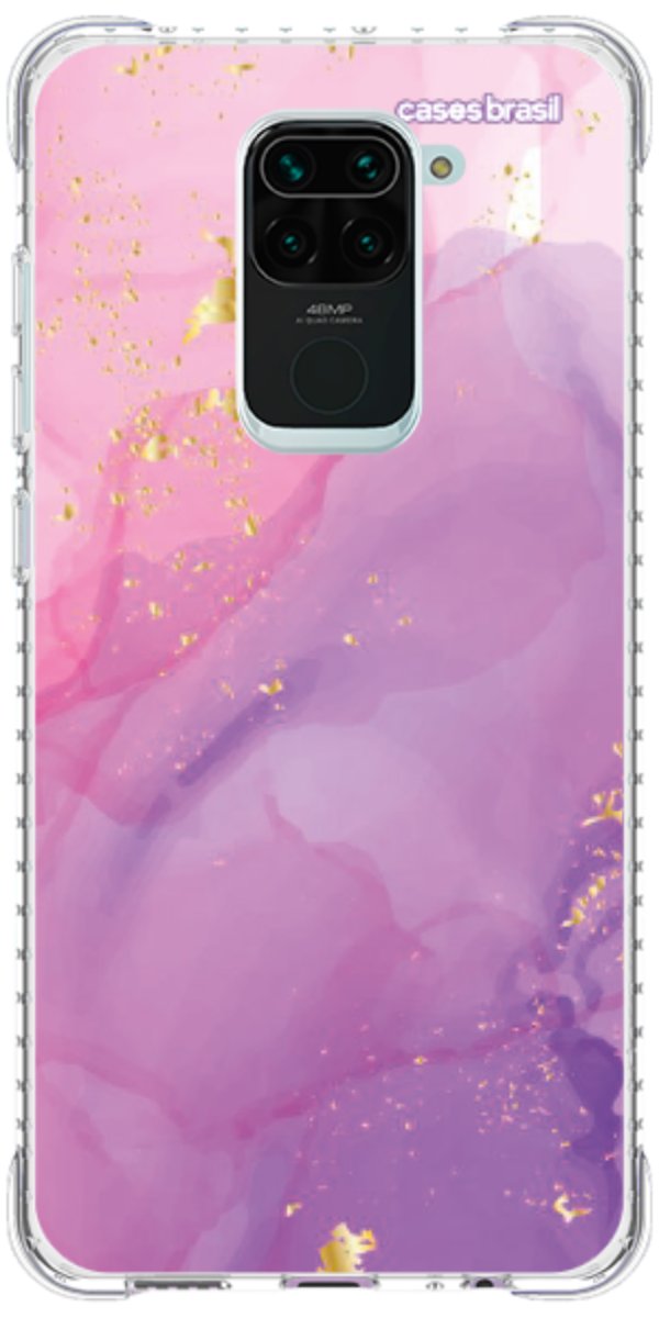 Capinha para Celular Textura Marmorizada Rosa