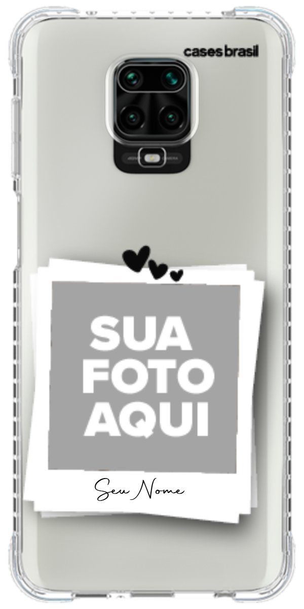 Capinha para Celular Polaroid Corações