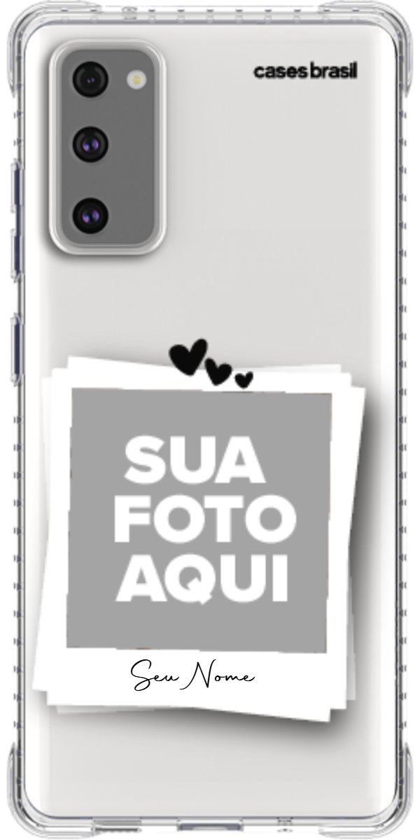 Capinha para Celular Polaroid Corações