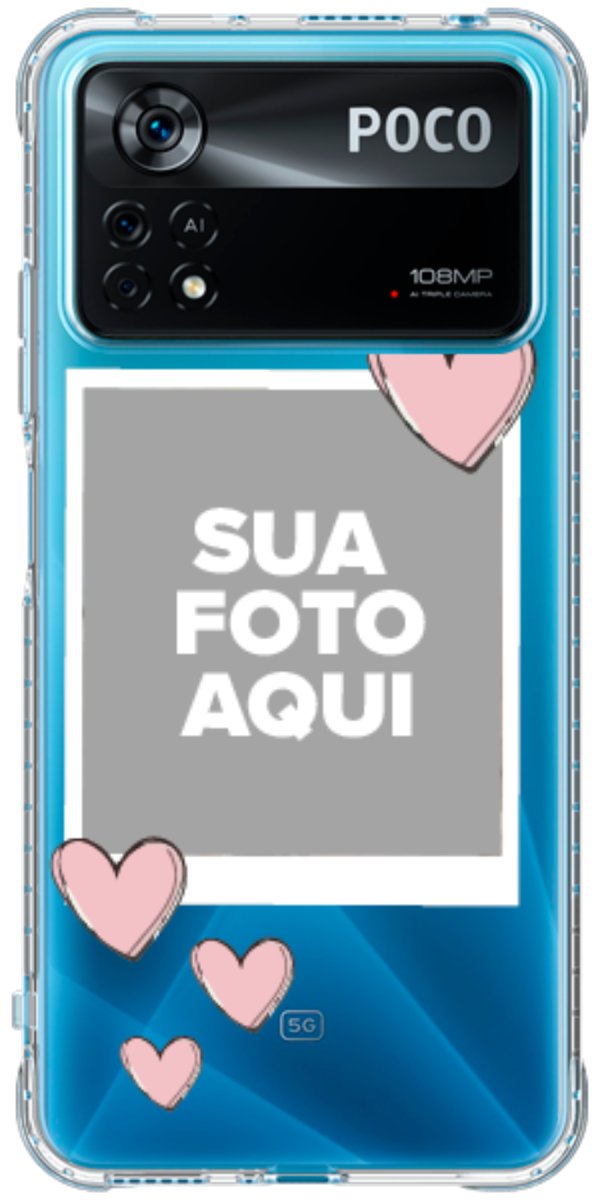 Capinha para Celular Polaroid do Amor