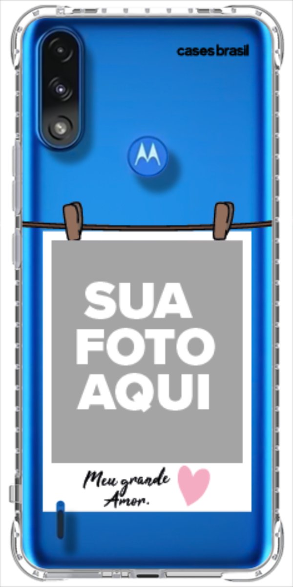 Capinha para Celular Polaroid Meu Grande Amor