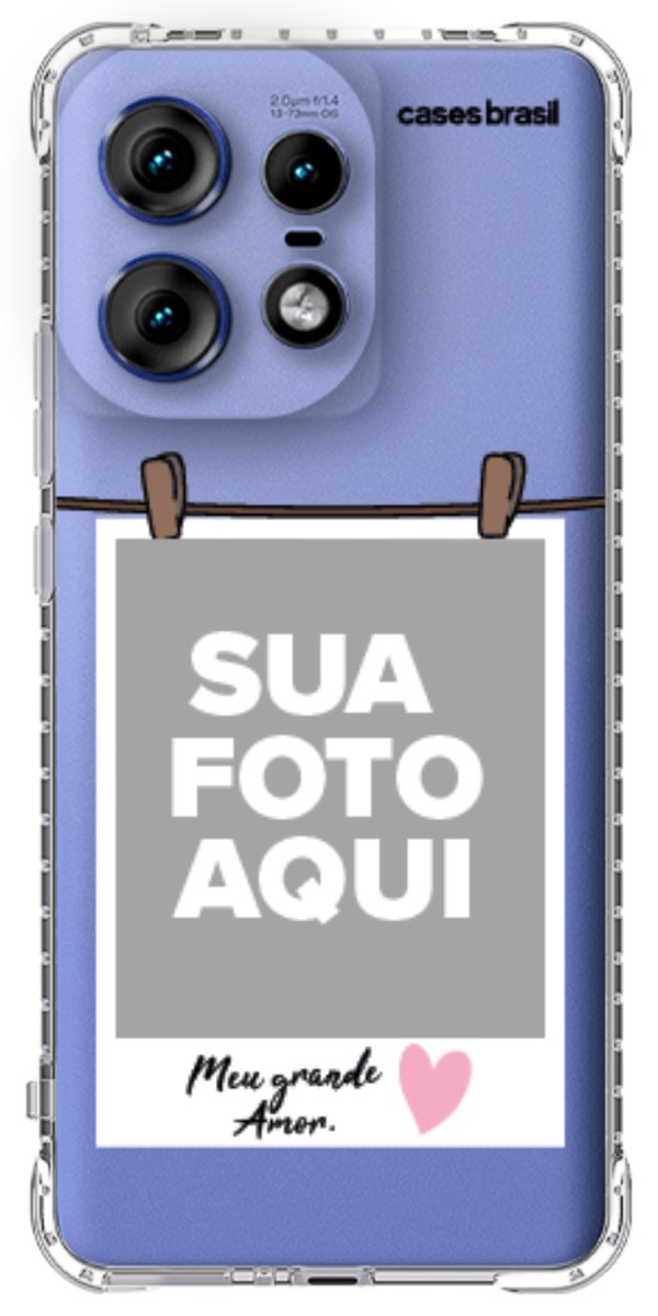 Capinha para Celular Polaroid Meu Grande Amor