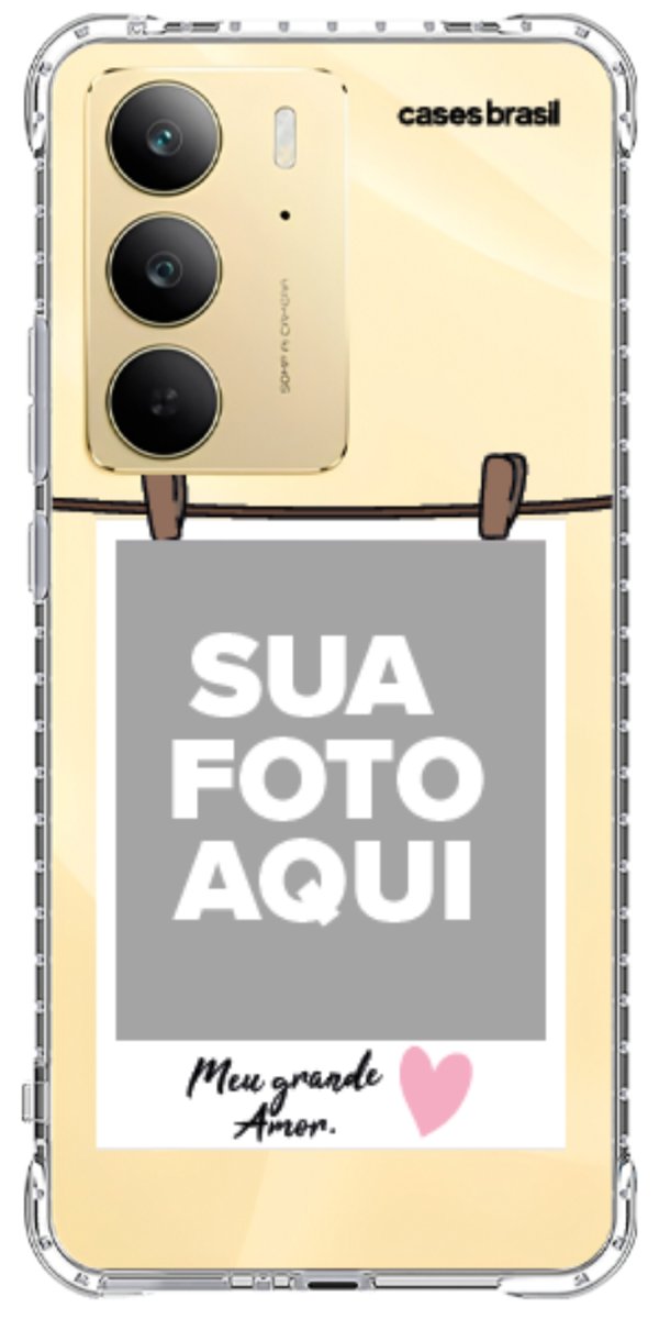 Capinha para Celular Polaroid Meu Grande Amor