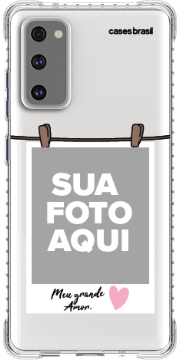 Capinha para Celular Polaroid Meu Grande Amor