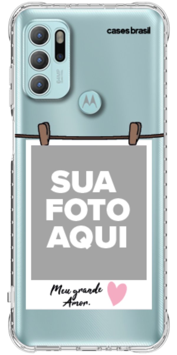 Capinha para Celular Polaroid Meu Grande Amor