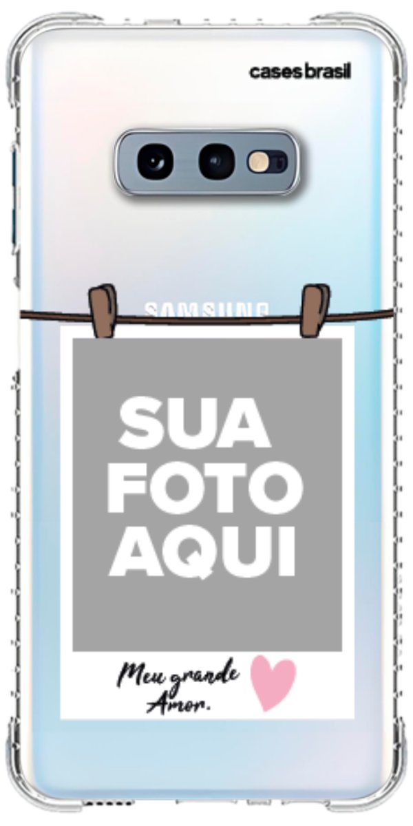 Capinha para Celular Polaroid Meu Grande Amor