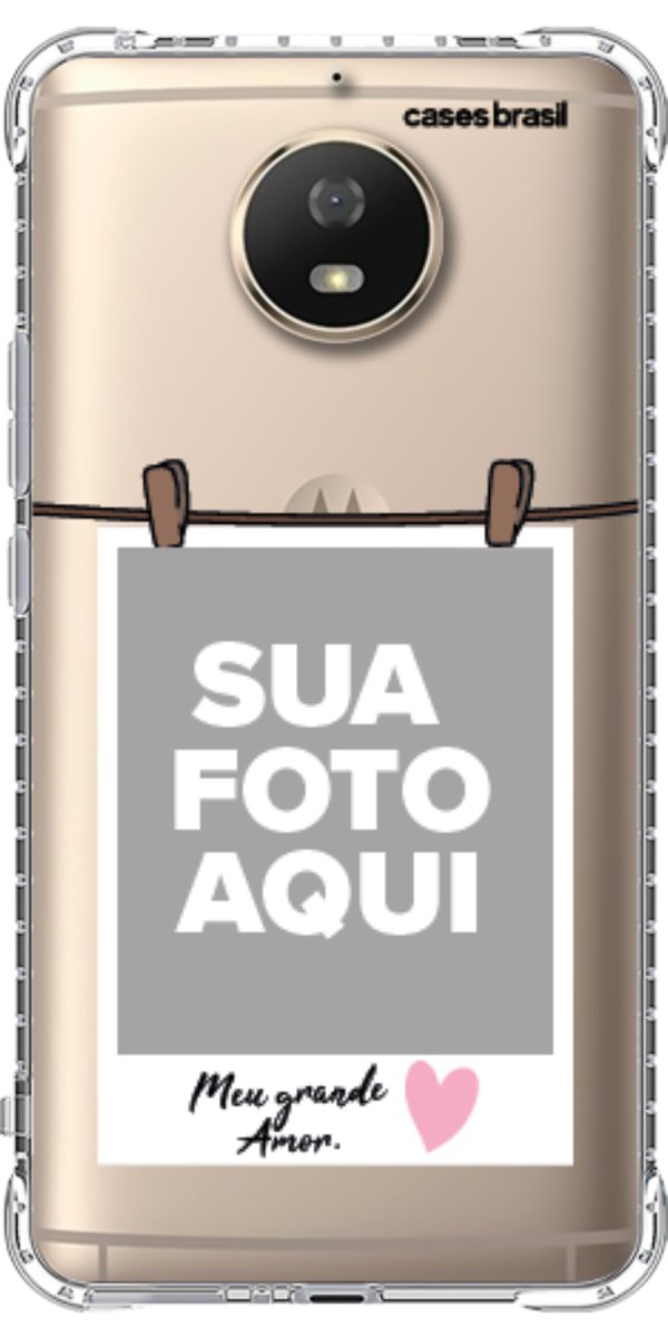 Capinha para Celular Polaroid Meu Grande Amor